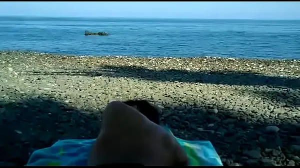 Vis masturbating on the beach nye videoer