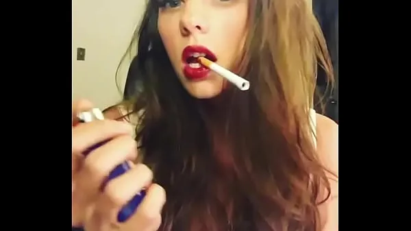 Show Hot girl with sexy red lips fresh Videos