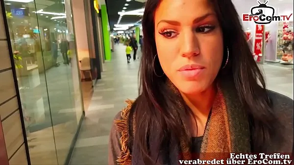 german cute brunette model flirt in supermarket and pickup for pov sex Yeni Videoyu göster