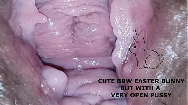 Cute bbw bunny, but with a very open pussy friss videó megjelenítése