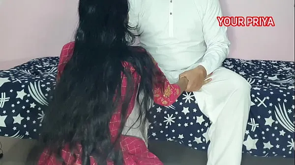 Show Priya, who came from the NEW YEAR party, was forcefully sucked by her father-in-law by holding her head and then thrashed her for a tremendous amount. in clear Hindi voice fresh Videos