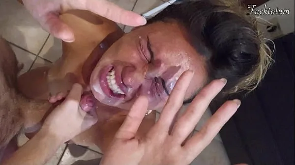 Show Girl orgasms multiple times and in all positions. (at 7.4, 22.4, 37.2). BLOWJOB FEET UP with epic huge facial as a REWARD - FRENCH audio fresh Videos