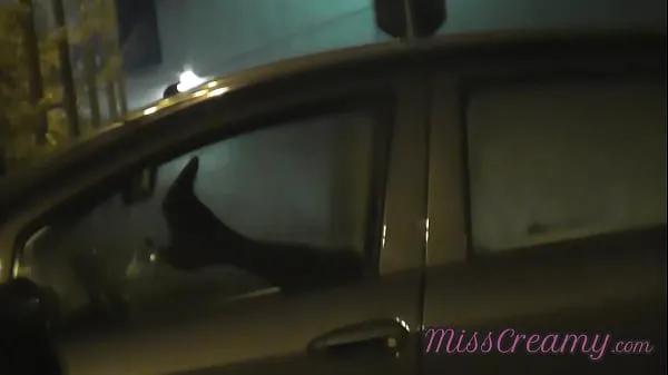 Show Sharing my slut wife with a stranger in car in front of voyeurs in a public parking lot - MissCreamy fresh Videos