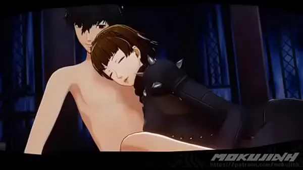 Mostrar Mokujin Hornywood] Makoto Niijima se folla a Akira en casa y en la habitación de terciopelo (Persona 5 vídeos nuevos