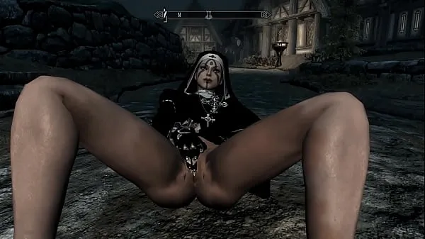 Toon Skyrim : 2 nuns masturbating with leather gloves in front of everyone nieuwe video's