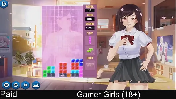 ゲーマーガールズ（18）part1（スチームゲーム）テトリス 個の新鮮な動画を表示