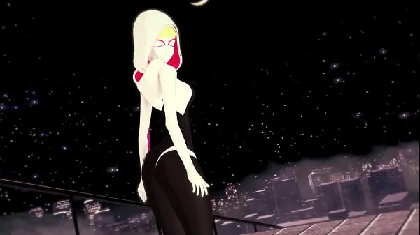 Afficher Spider-Gwen Gwen Stacy se masturbe et se fait baiser sur le toit nouvelles vidéos