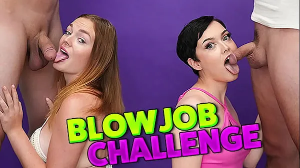 Show Blow Job Challenge - Who can cum first fresh Videos