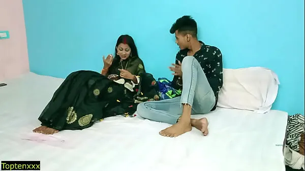 Toon 18 teen wife cheating sex going viral! latest Hindi sex nieuwe video's