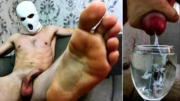 Vis Russian Male DOMINATES and FUCKS You with Dirty Talk! CUMMING for you in a glass of water! Foot Fetish nye videoer