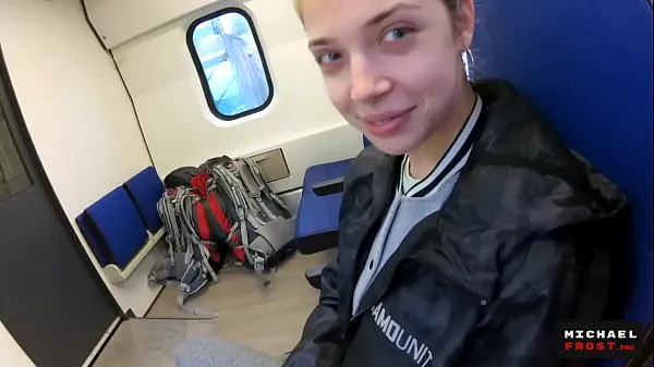 Show Real Public Blowjob in the Train | POV Oral CreamPie by MihaNika69 and MichaelFrost fresh Videos