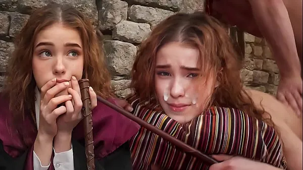 Tunjukkan ERECTO ! - Hermione´s First Time Struggles With A Spell - NoLube Video baharu