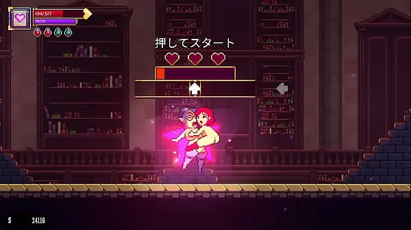 显示Scarlet Maiden Live Play Part 2] Start conquering the 2nd floor boss of the side-scrolling roguelike新鲜视频