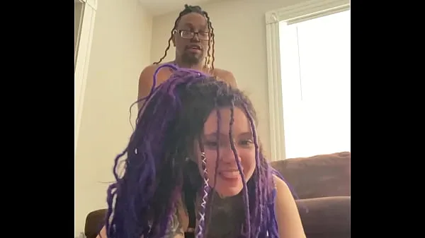 Vis Broke purple dreadhead takes hard dick in rough pounding nye videoer